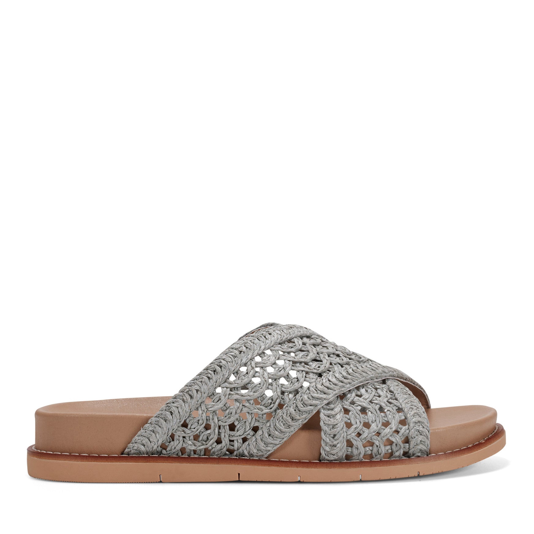 Flurry Round Toe Slip-on Flat Casual Sandals