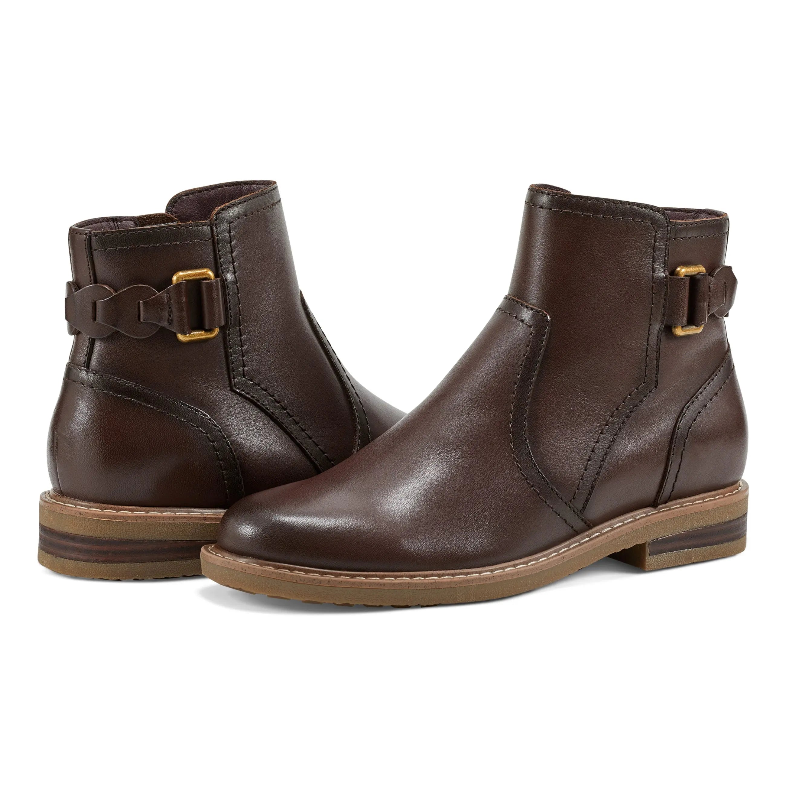 Jenna Cold Weather Round Toe Casual Booties