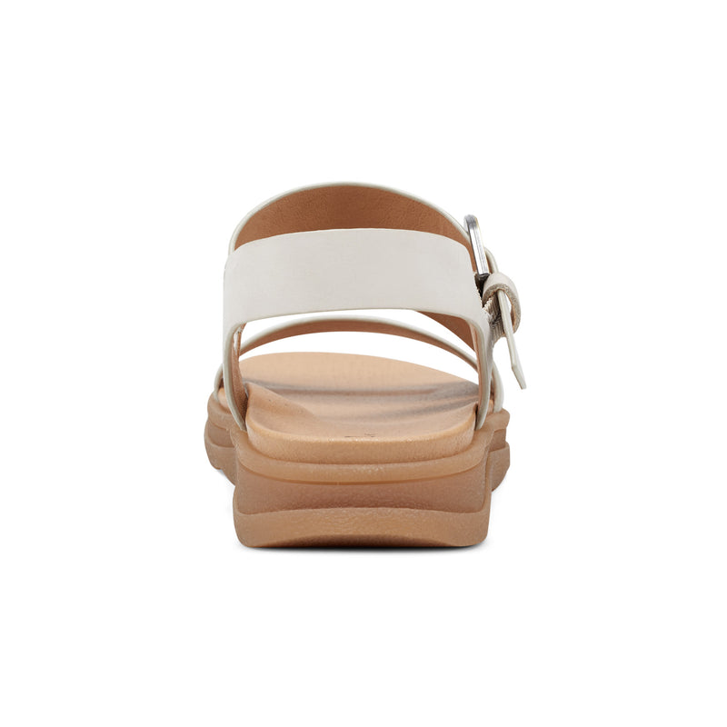 Lainey Casual Strappy Round Toe Flat Sandals