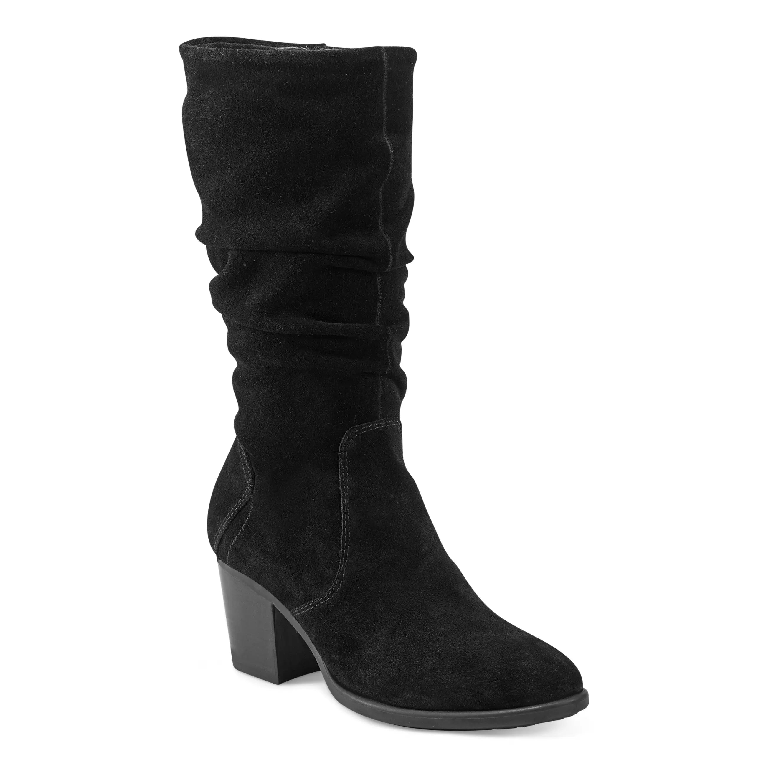 earth® Vine Block Heel Almond Toe Casual Boots – earth® shoes