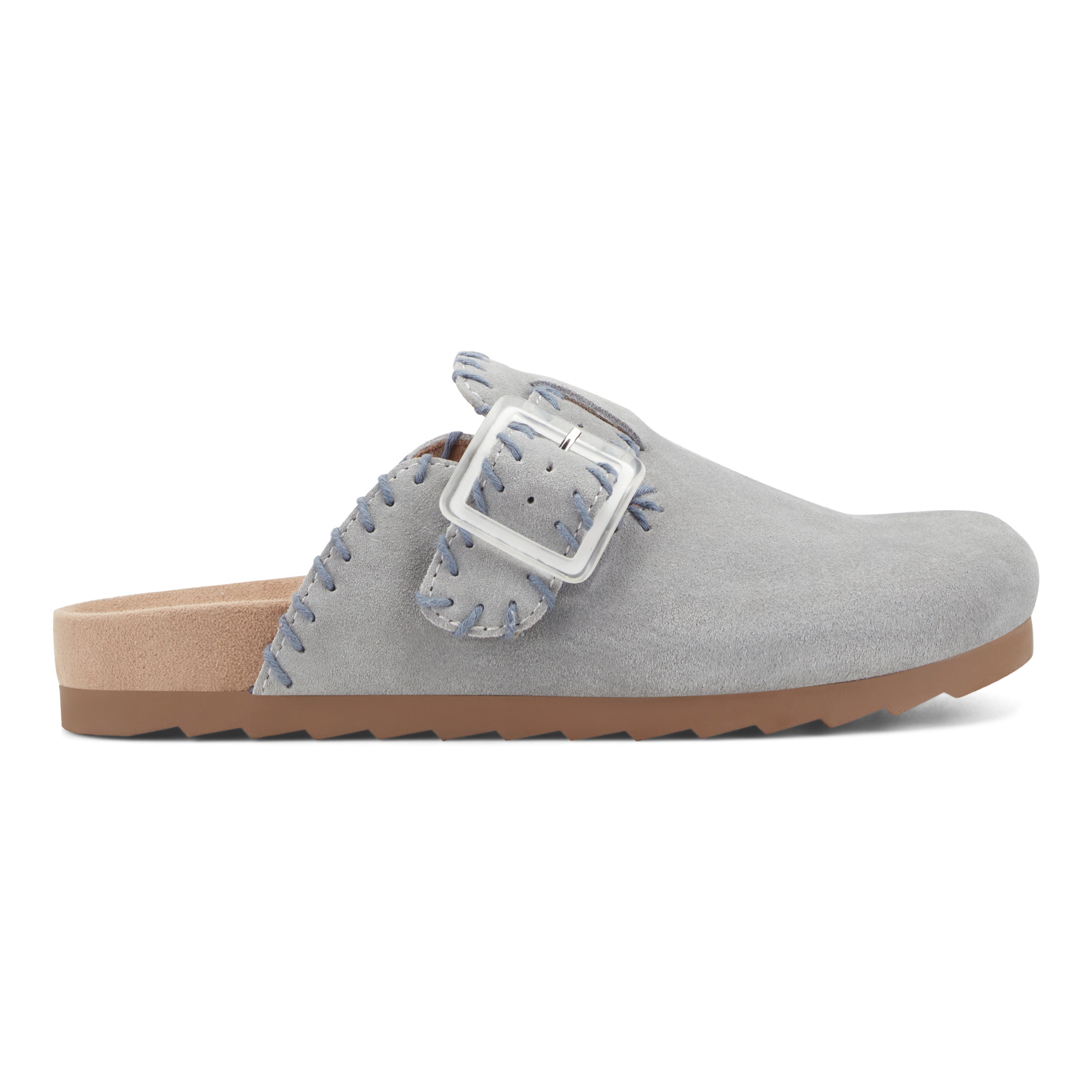 Gena Round Toe Slip-on Flat Casual Clogs