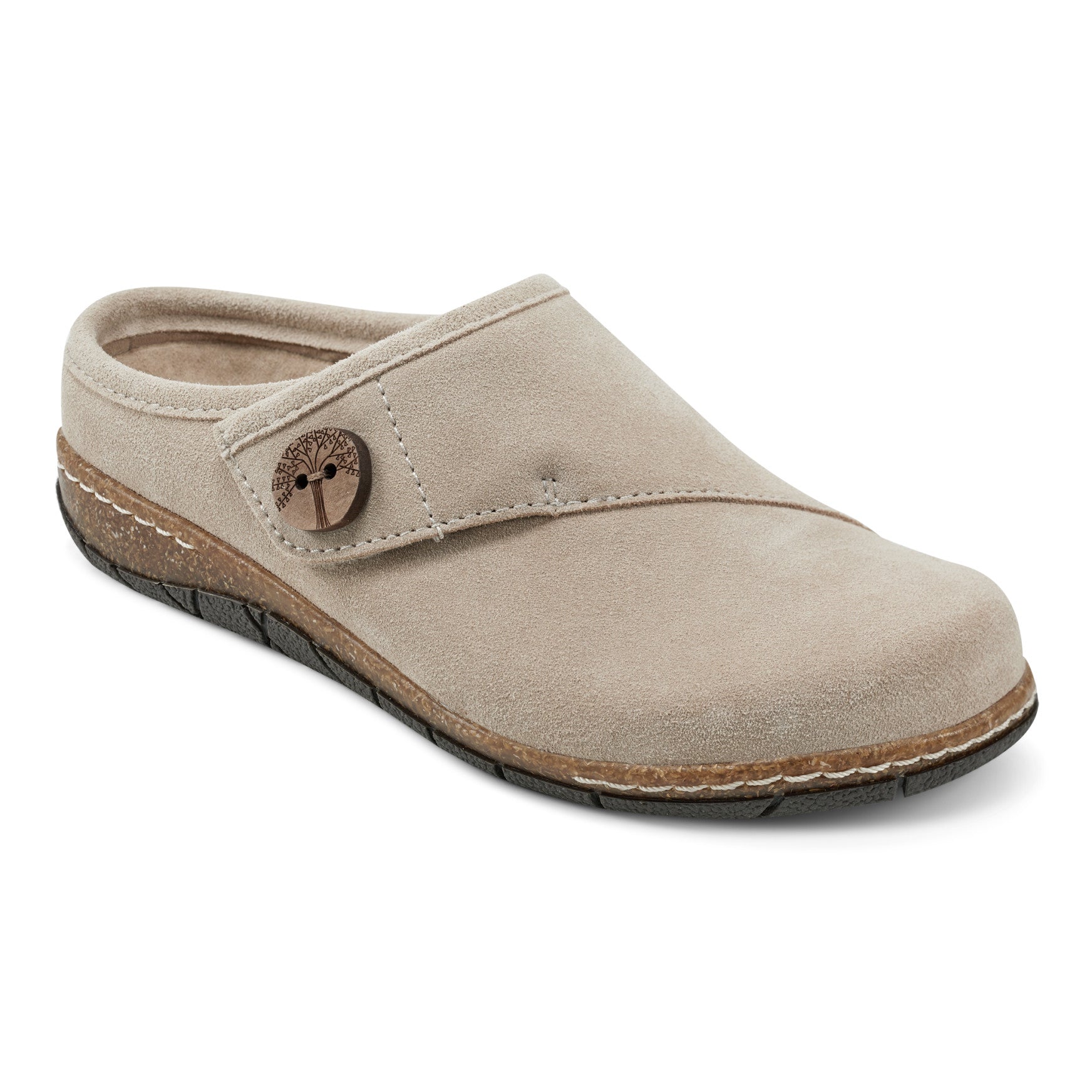 Ezra Round Toe Casual Slip-on Flat Clogs