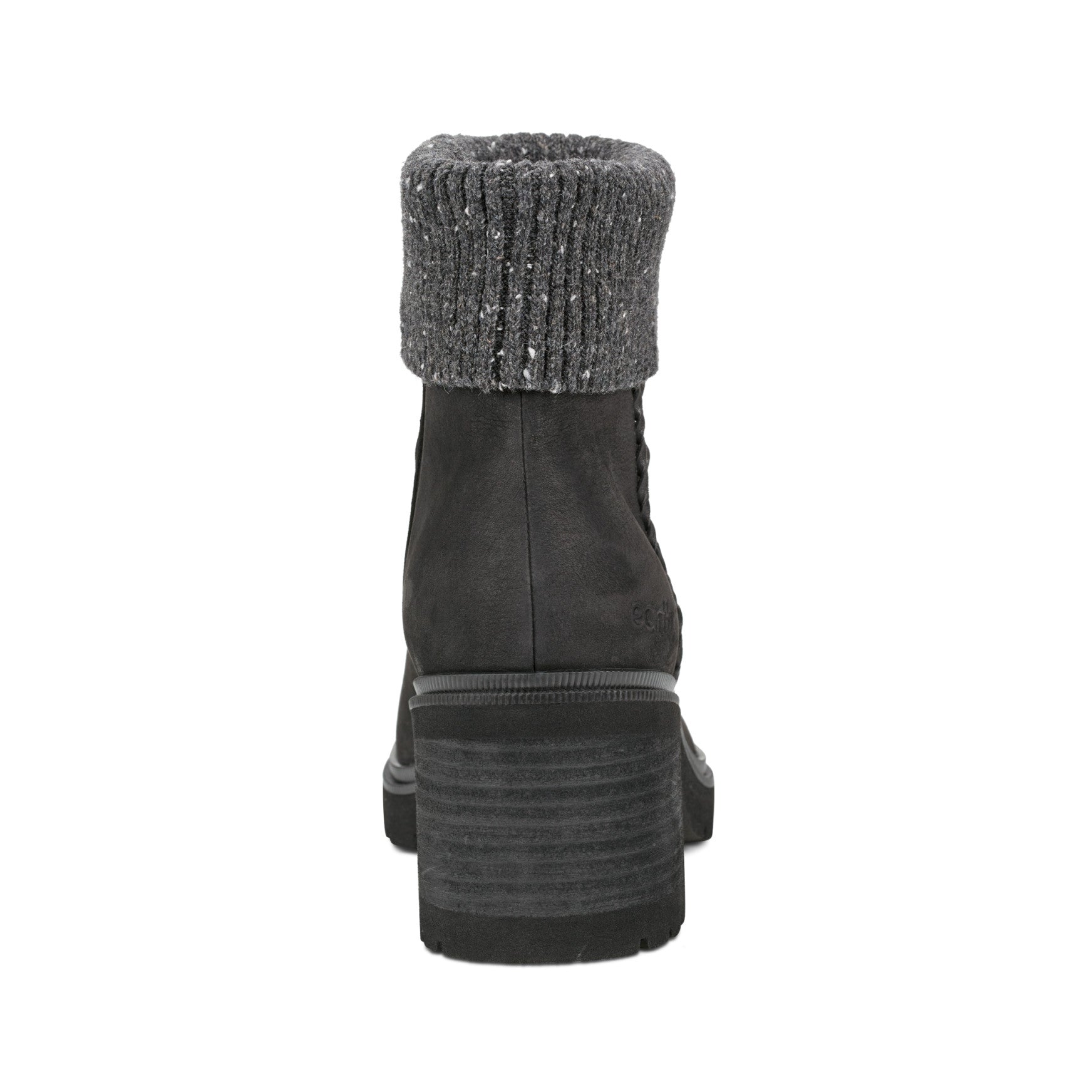 Gresa Waterproof Block Heel Round Toe Casual Booties