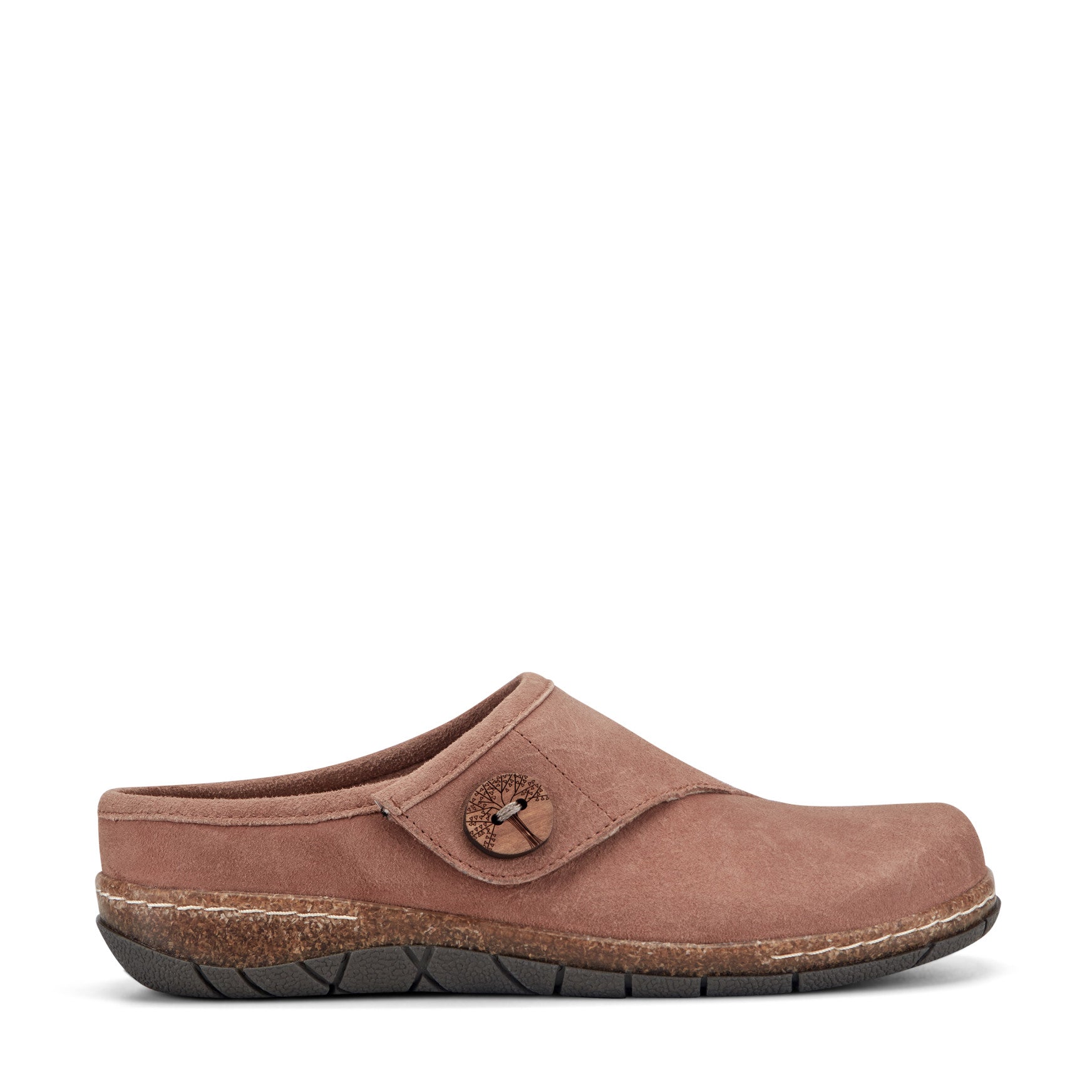 Ezra Round Toe Casual Slip-on Flat Clogs