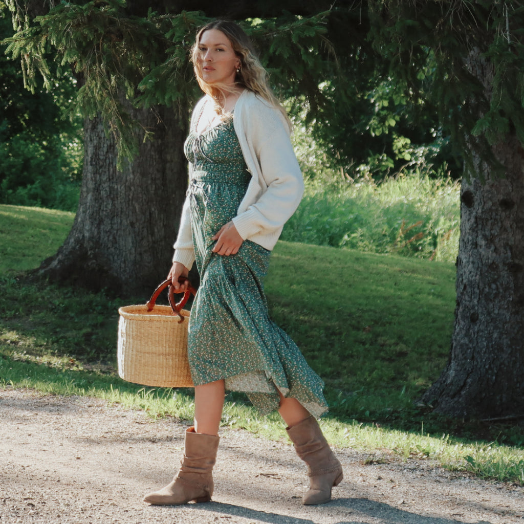 Printy ruched booties collection