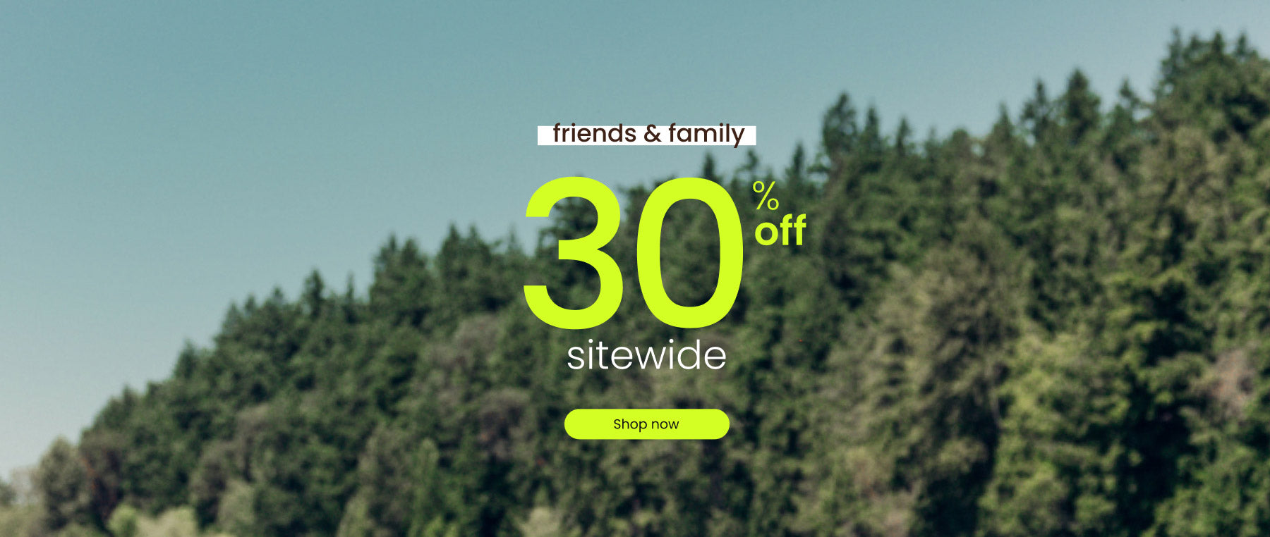 30% off sitewide