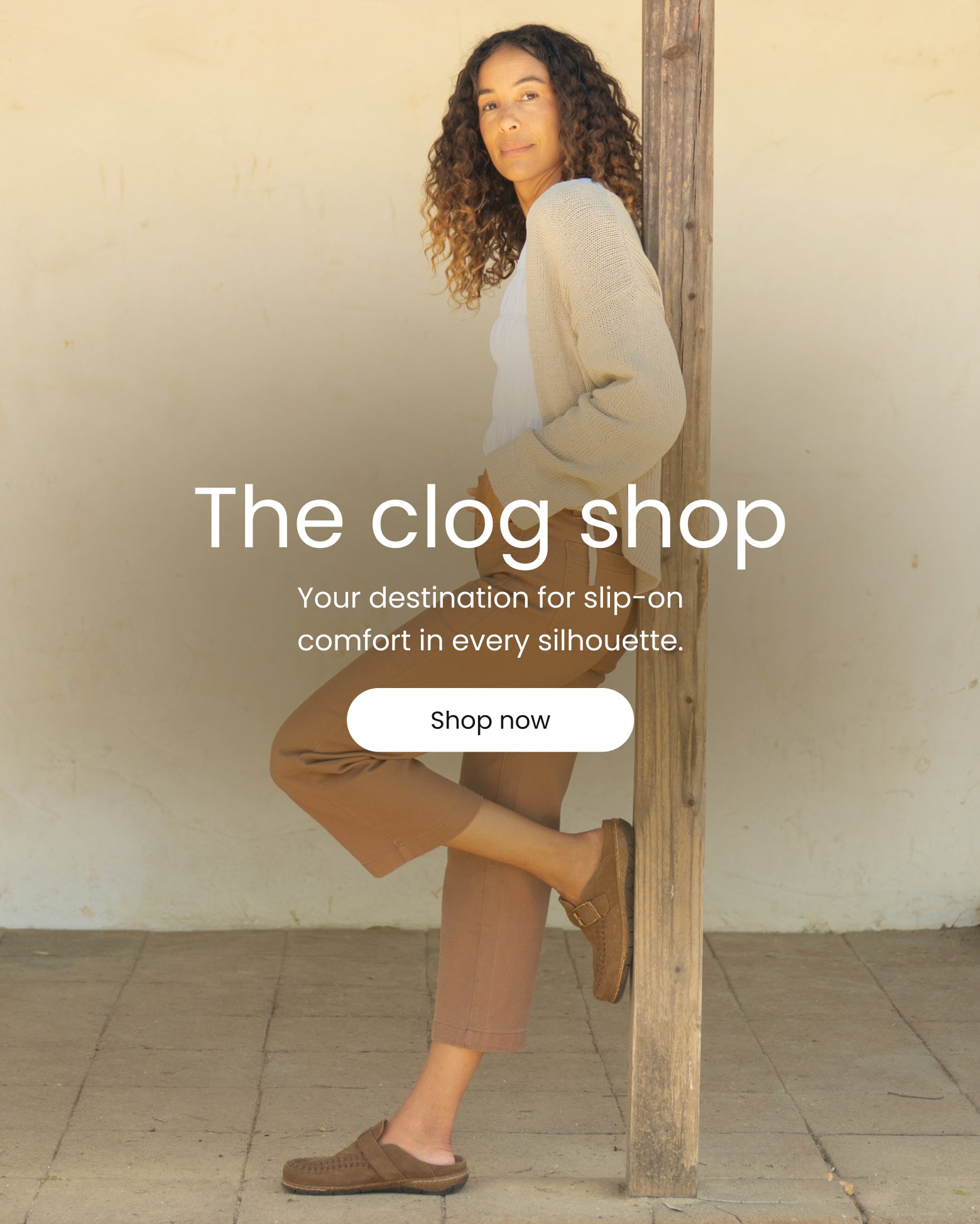 Women's Leather Clogs Eileen Collection