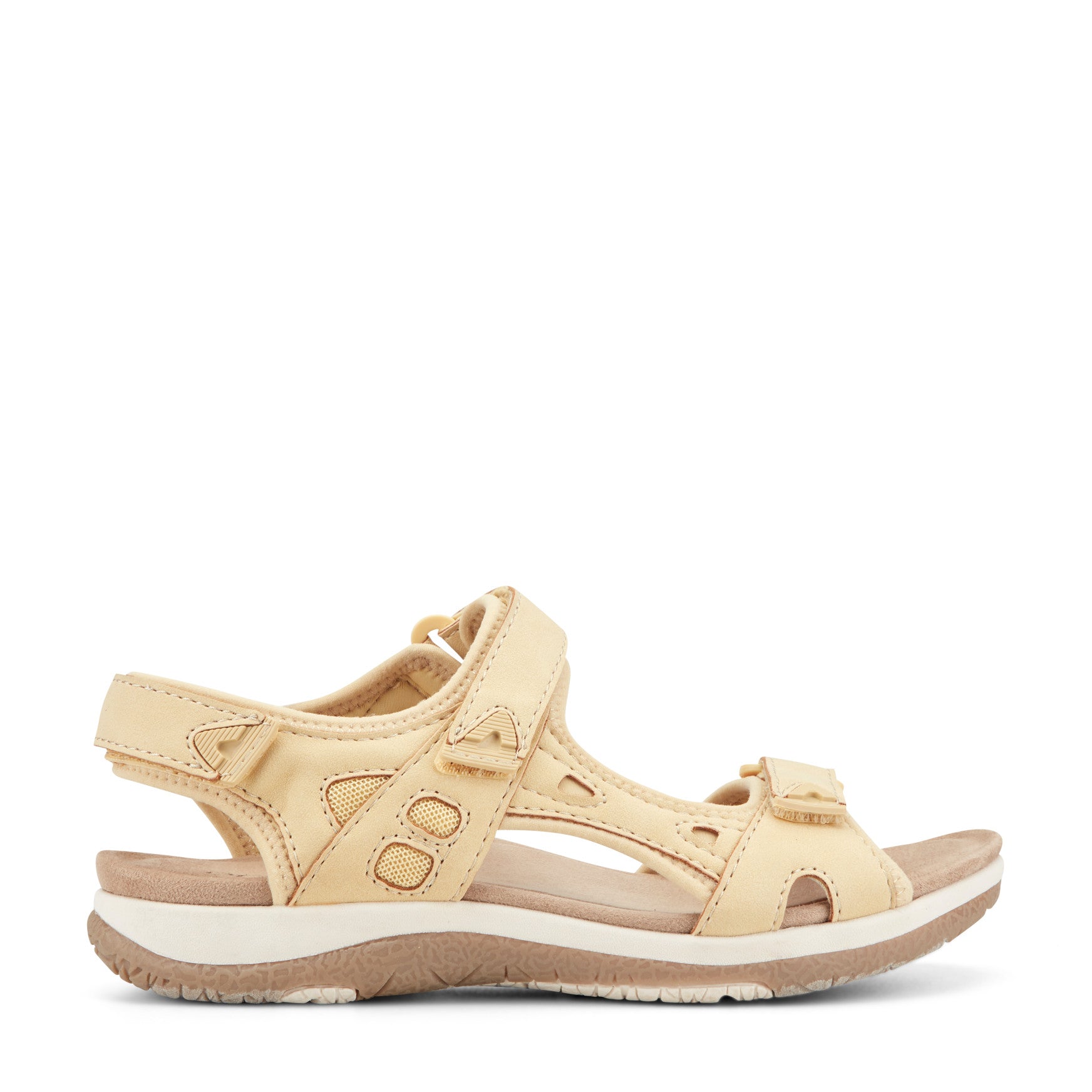 Womens Sandal Shoe | Sandal Shoes | Earth Skylar Round Toe Lightweight Casual Flat Sandals | Size 9.5