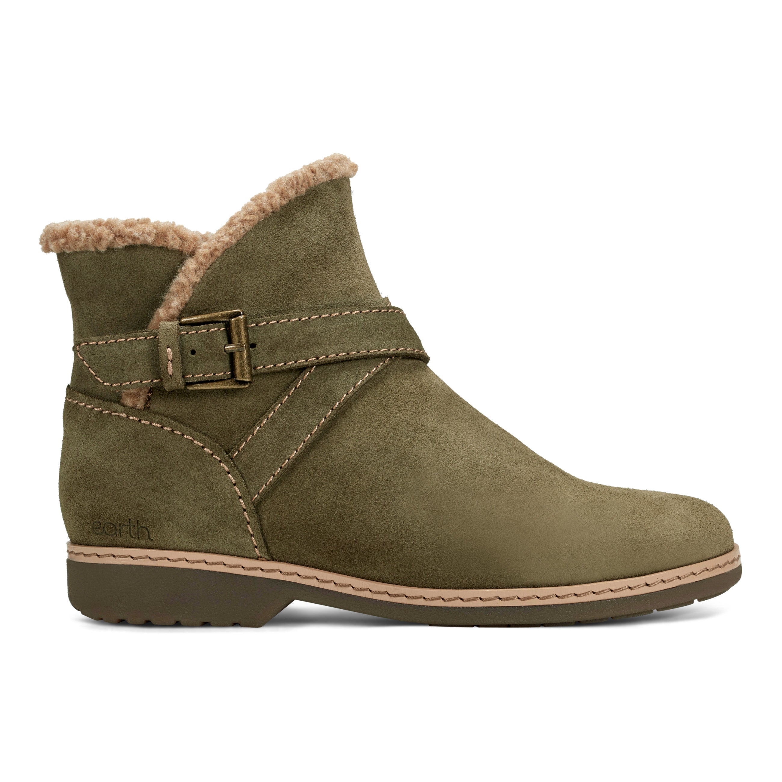 earth Hutton Water Repellent Round Toe Casual Booties earth shoes