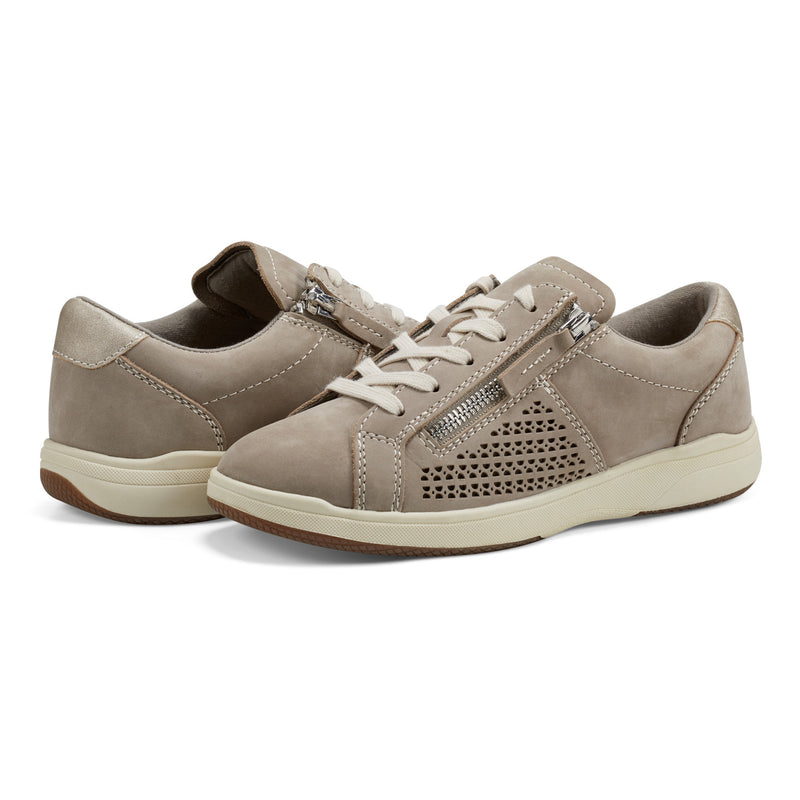 Netta Round Toe Casual Lace-up Sneakers