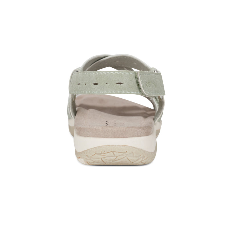 Samsin Round Toe Strappy Casual Flat Sandals