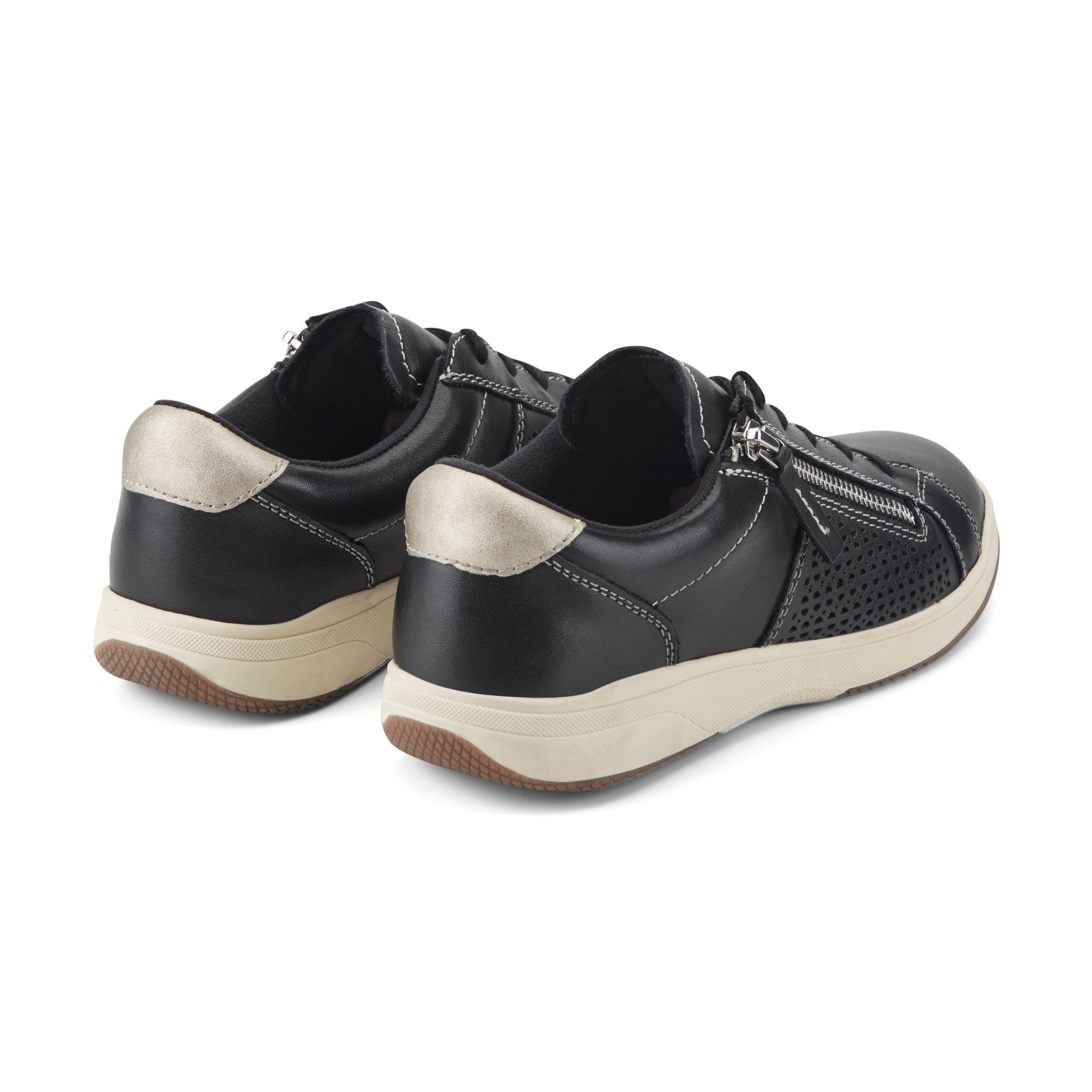Netta Round Toe Casual Lace-up Sneakers