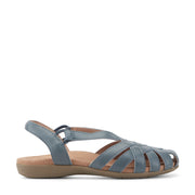 Berri Woven Casual Round Toe Slip-on Sandals