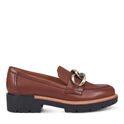 Zalor Round Toe Lug Sole Casual Slip-on Loafers