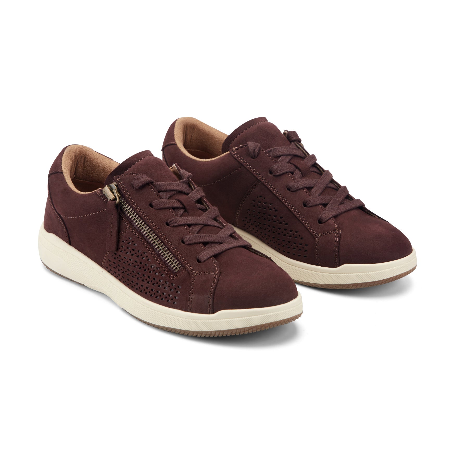 Netta Round Toe Casual Lace-up Sneakers