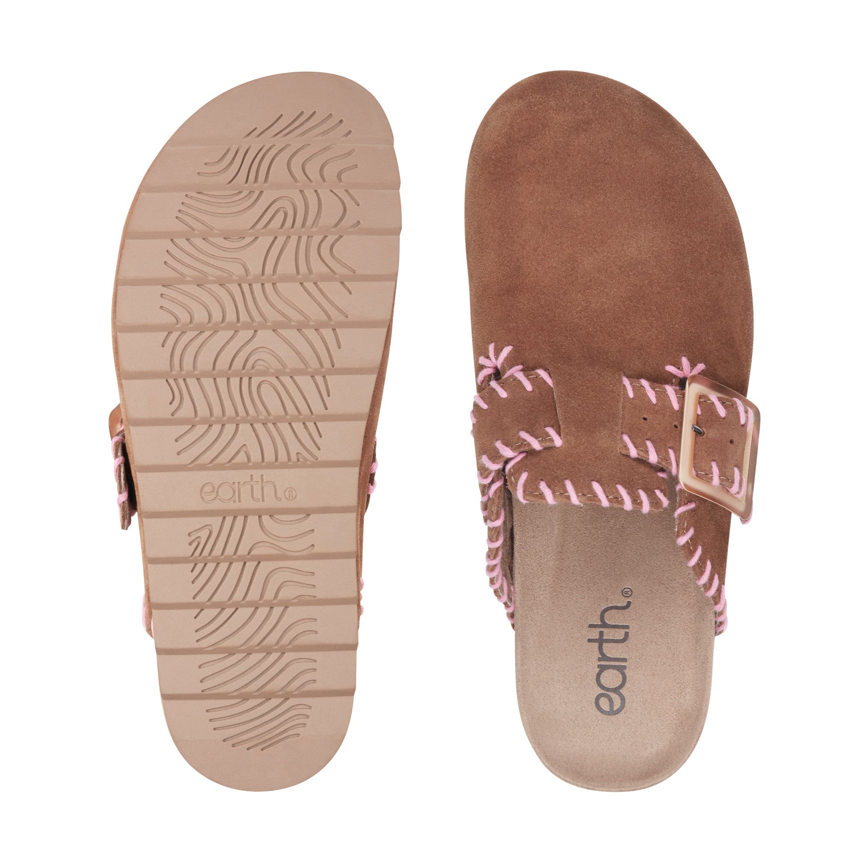 Gena Round Toe Slip-on Flat Casual Clogs