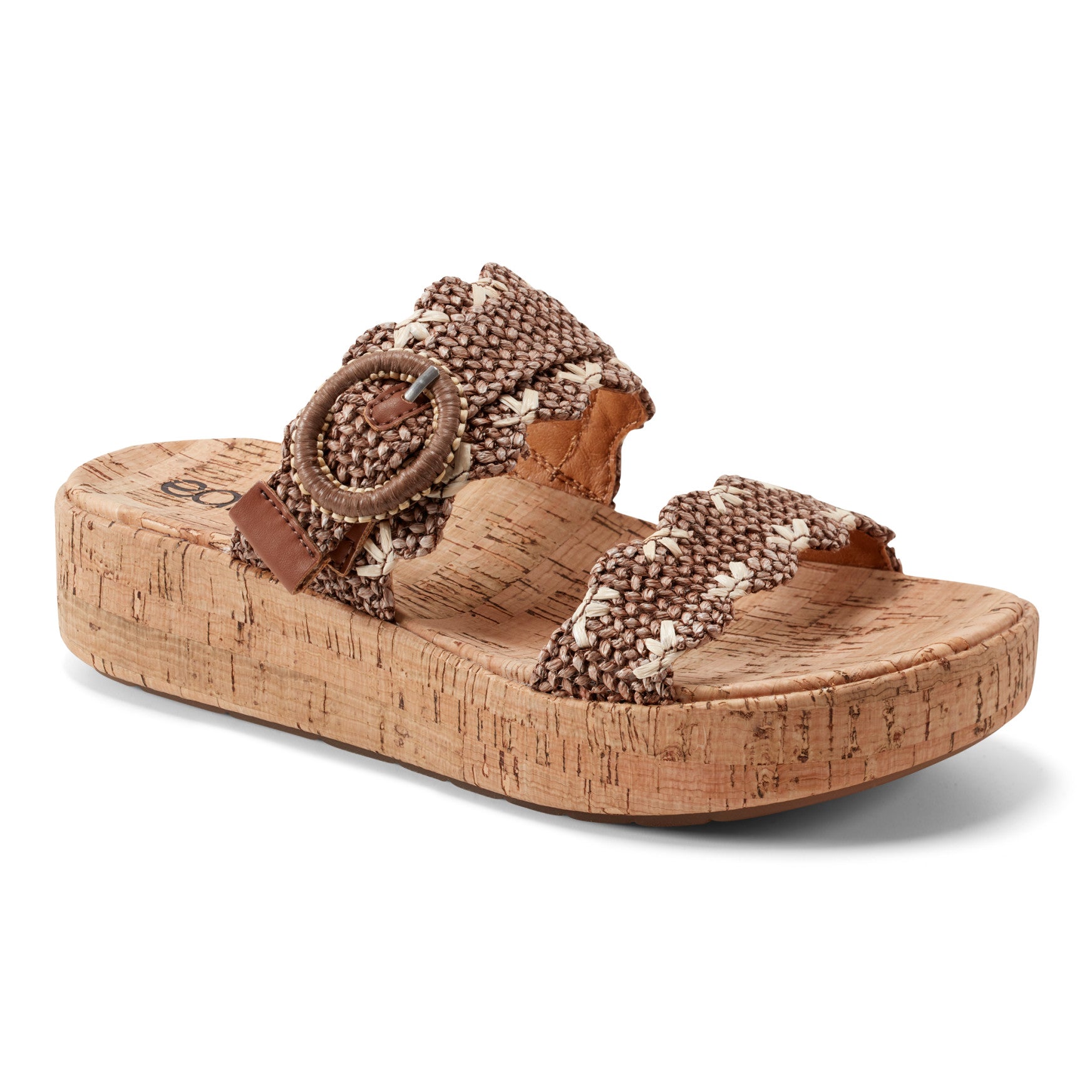 Subtle Slip-on Casual Platform Wedge Sandals