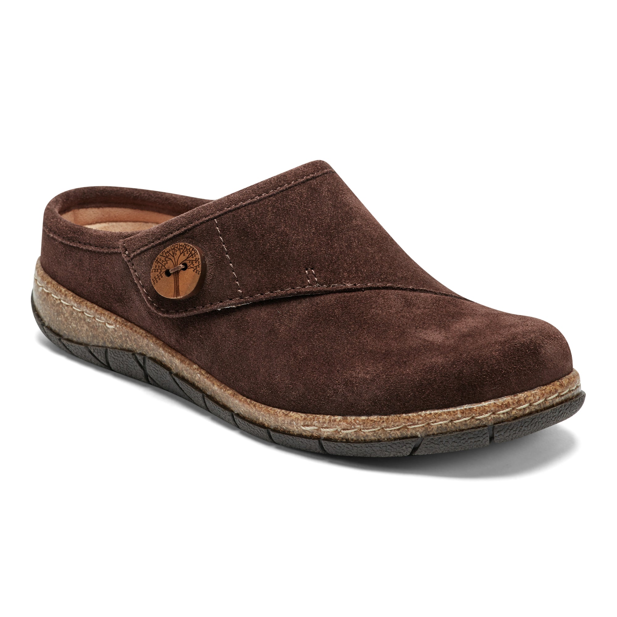 Ezra Round Toe Casual Slip-on Flat Clogs