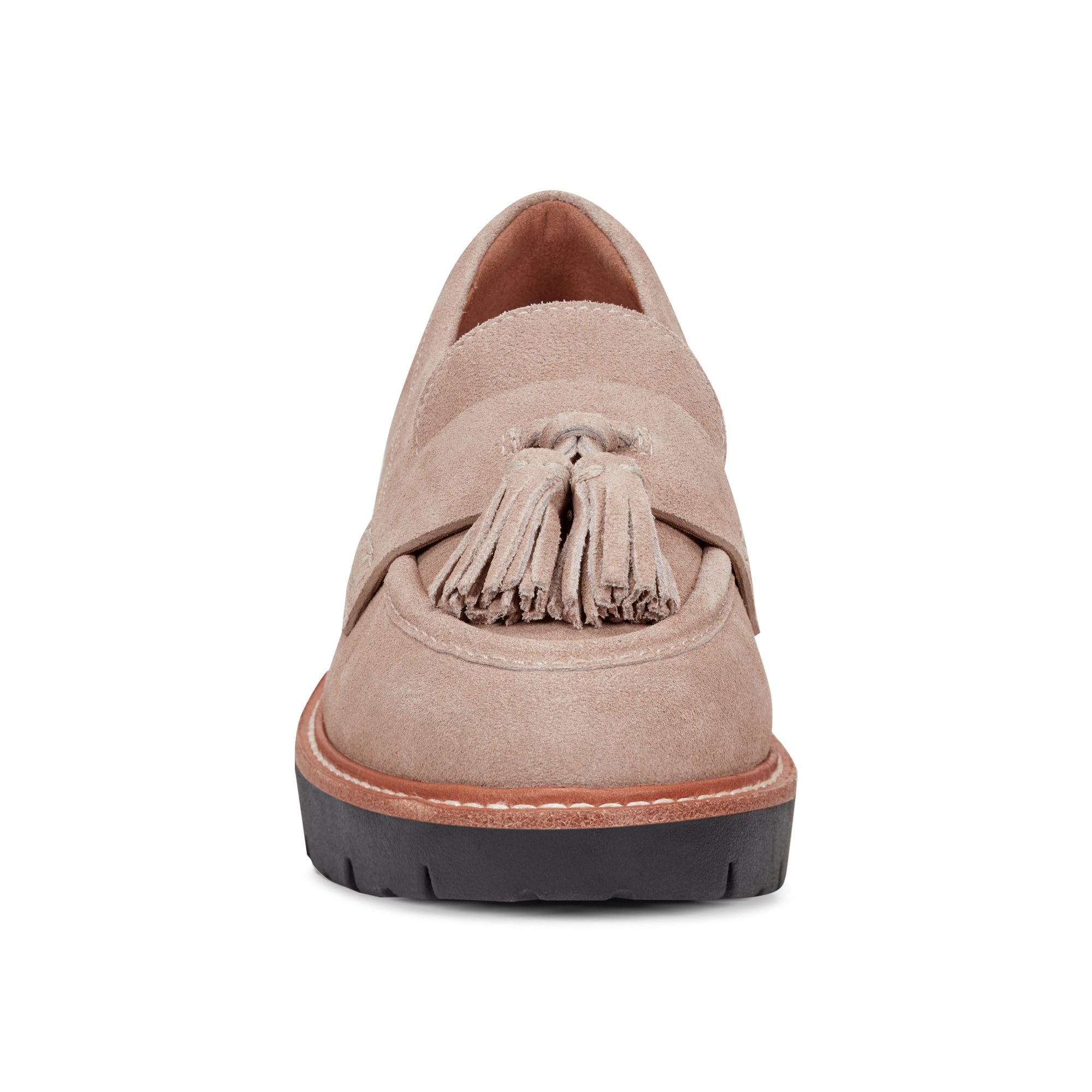 Zimm Round Toe Lug Sole Casual Slip-on Loafers