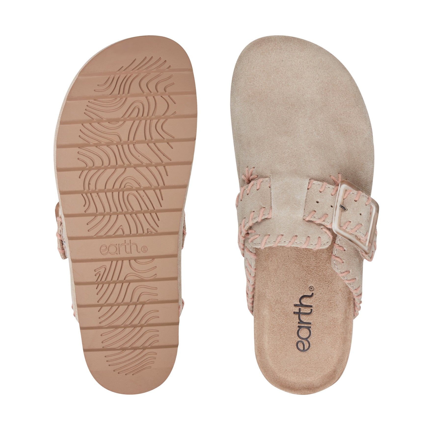 Gena Round Toe Slip-on Flat Casual Clogs