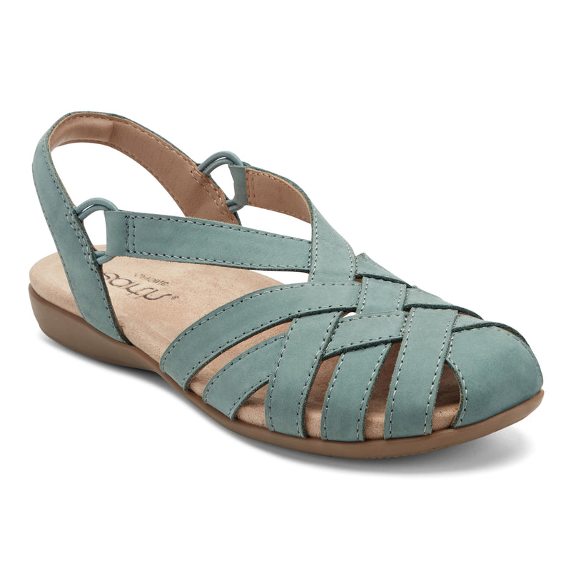 Berri Woven Casual Round Toe Slip-on Sandals