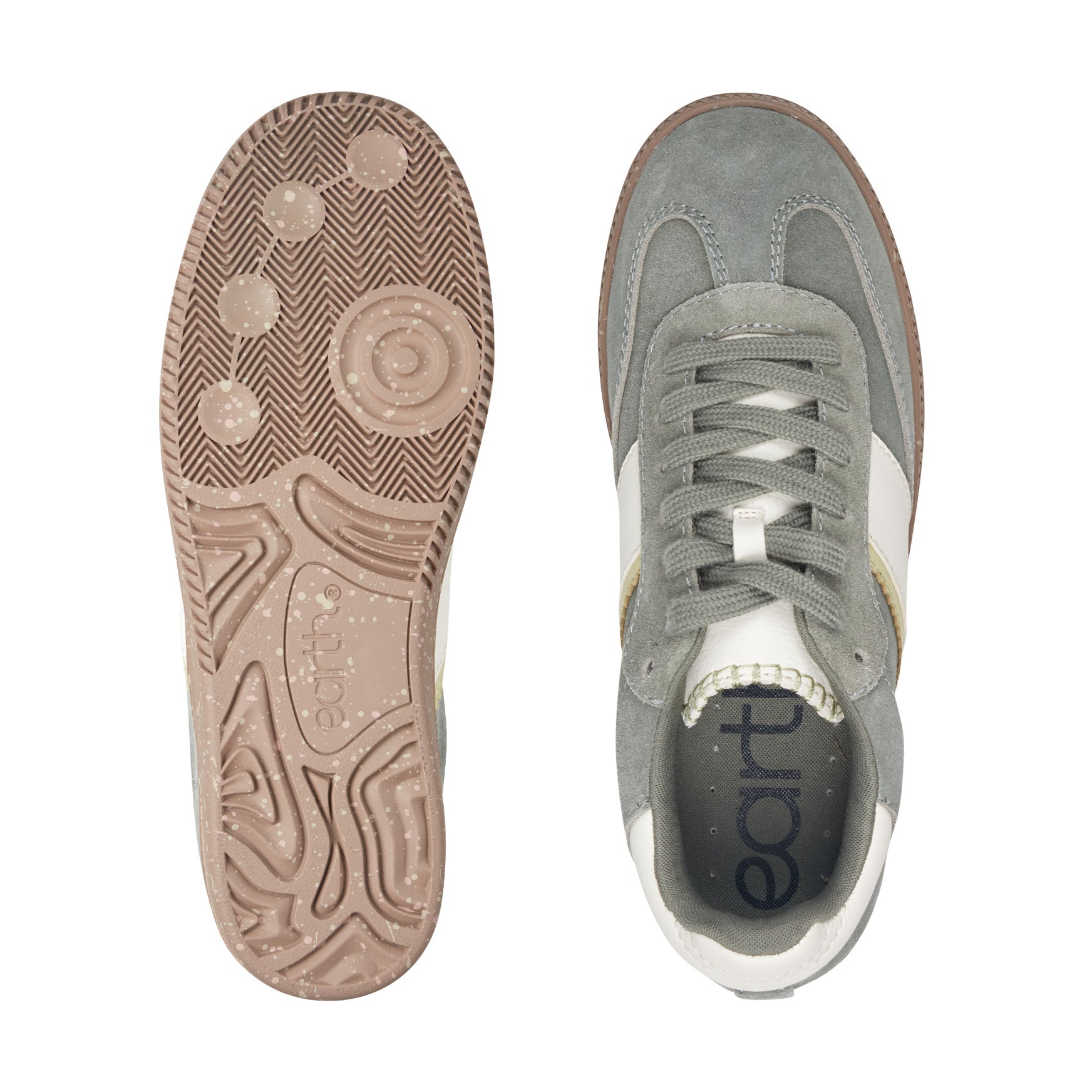 Women's Penny Lace-Up Sneakers - Green Suede | earth® shoes