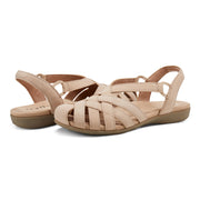 Berri Woven Casual Round Toe Slip-on Sandals
