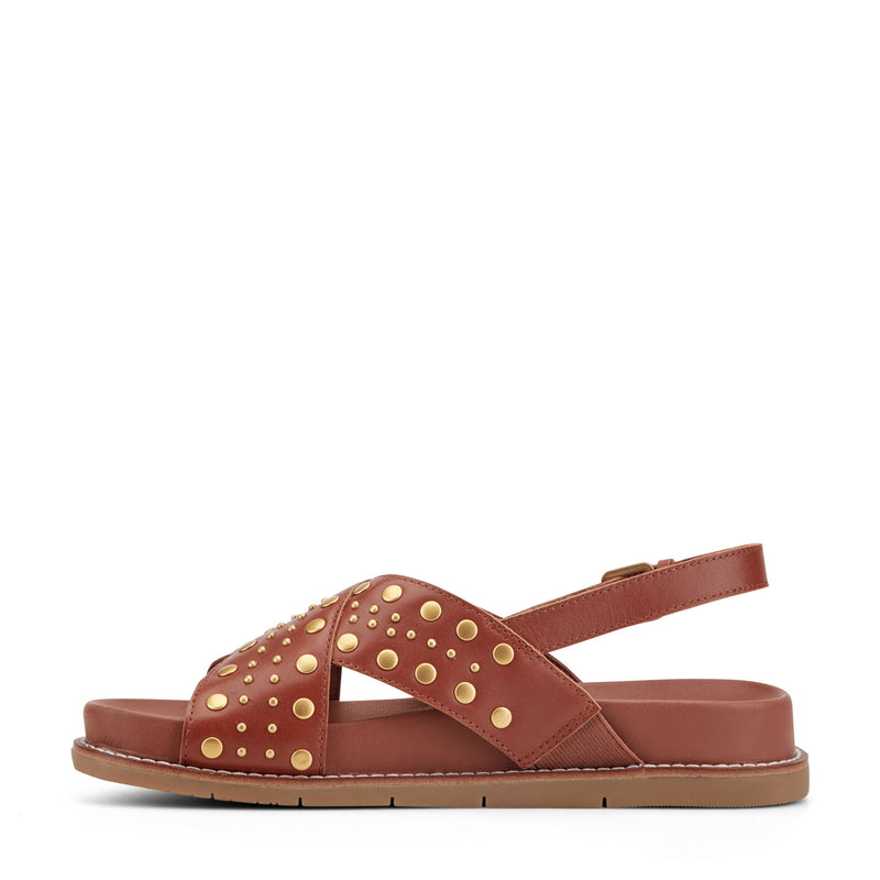 Ferdie Studded Leather Sandals