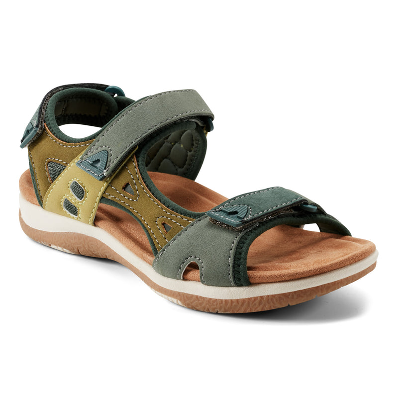Skylar Round Toe Lightweight Casual Flat Sandals