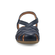 Berri Woven Casual Round Toe Slip-on Sandals