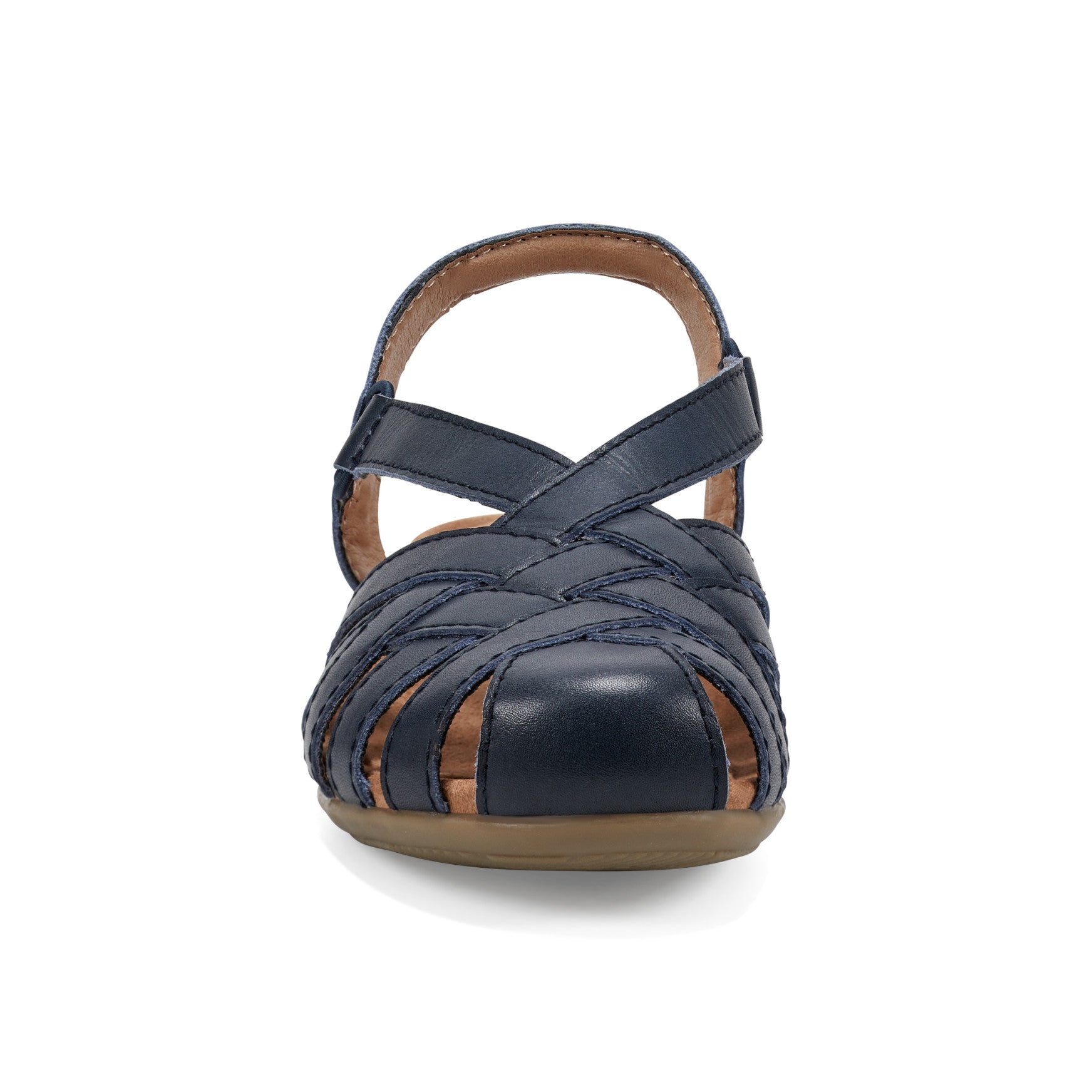 Berri Woven Casual Round Toe Slip-on Sandals