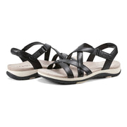 Sterling Casual Strappy Round Toe Flat Sandals