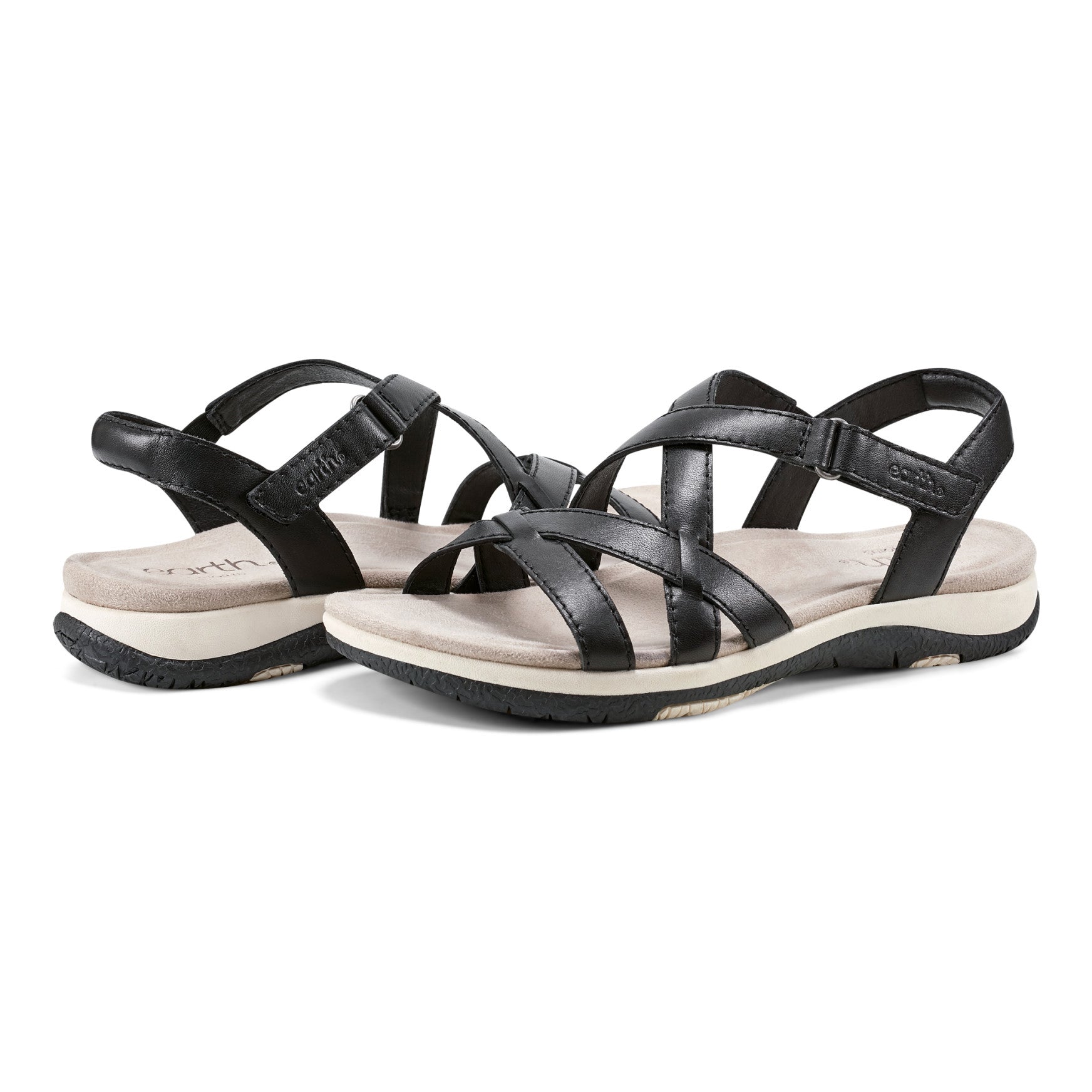Sterling Casual Strappy Round Toe Flat Sandals