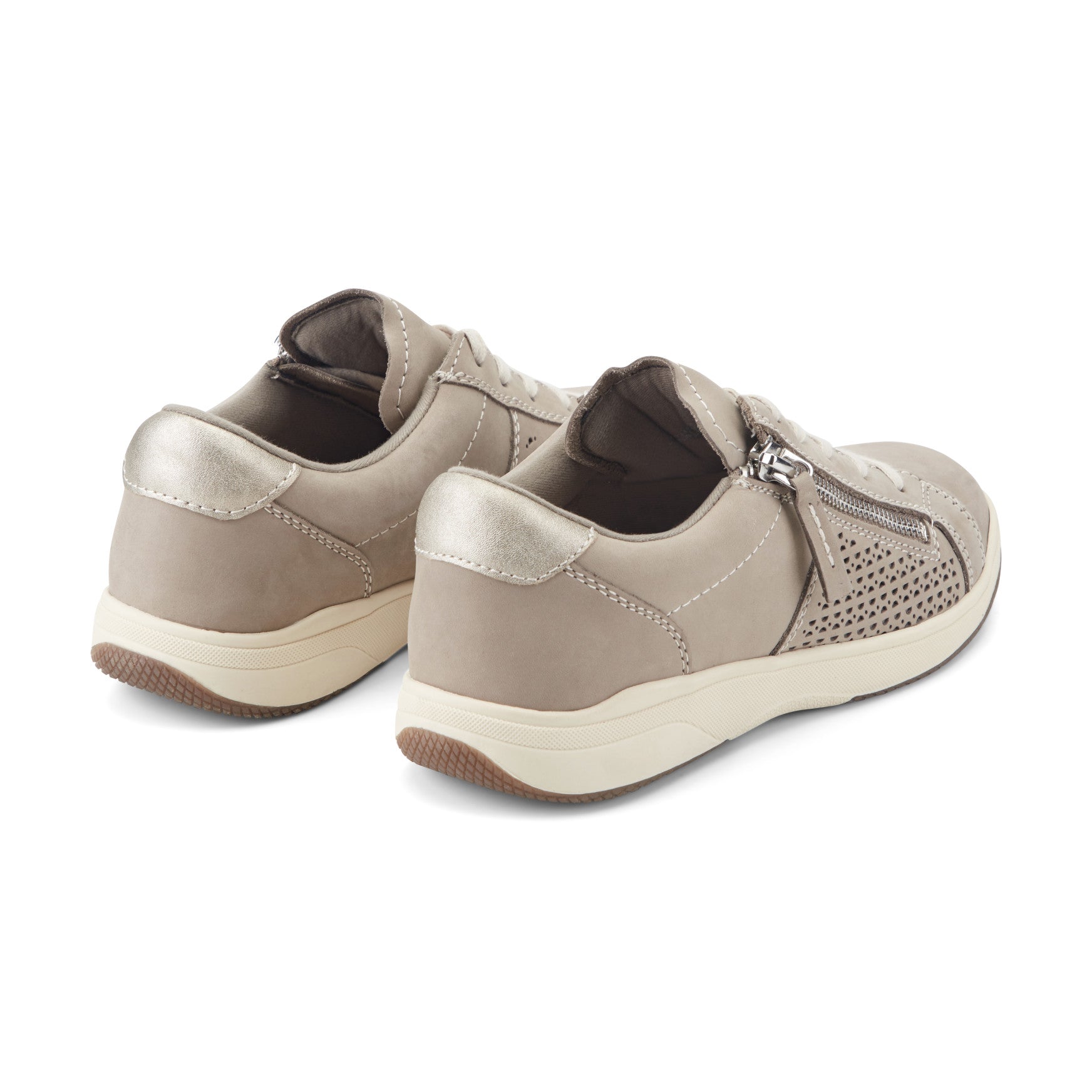 Netta Round Toe Casual Lace-up Sneakers