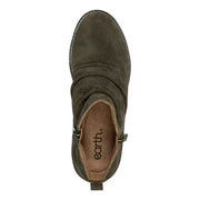 Nadya Round Toe Ruched Casual Booties