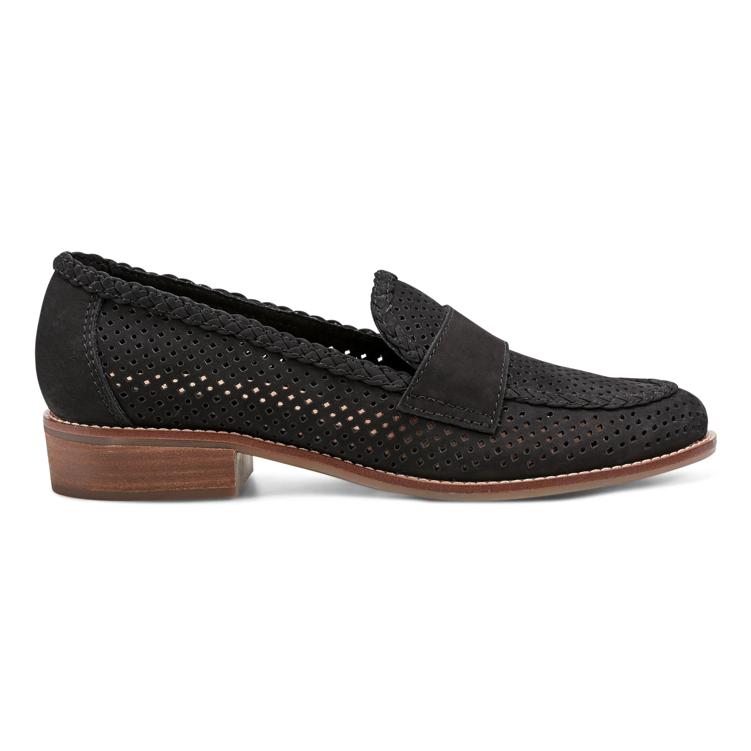Evvie Casual Slip-On Perforated Loafers