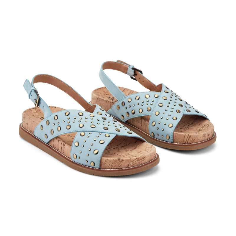 Ferdie Studded Leather Sandals