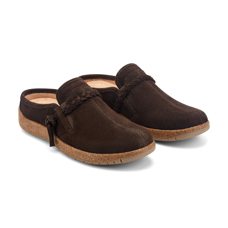Rosalin Slip-On Suede Clogs