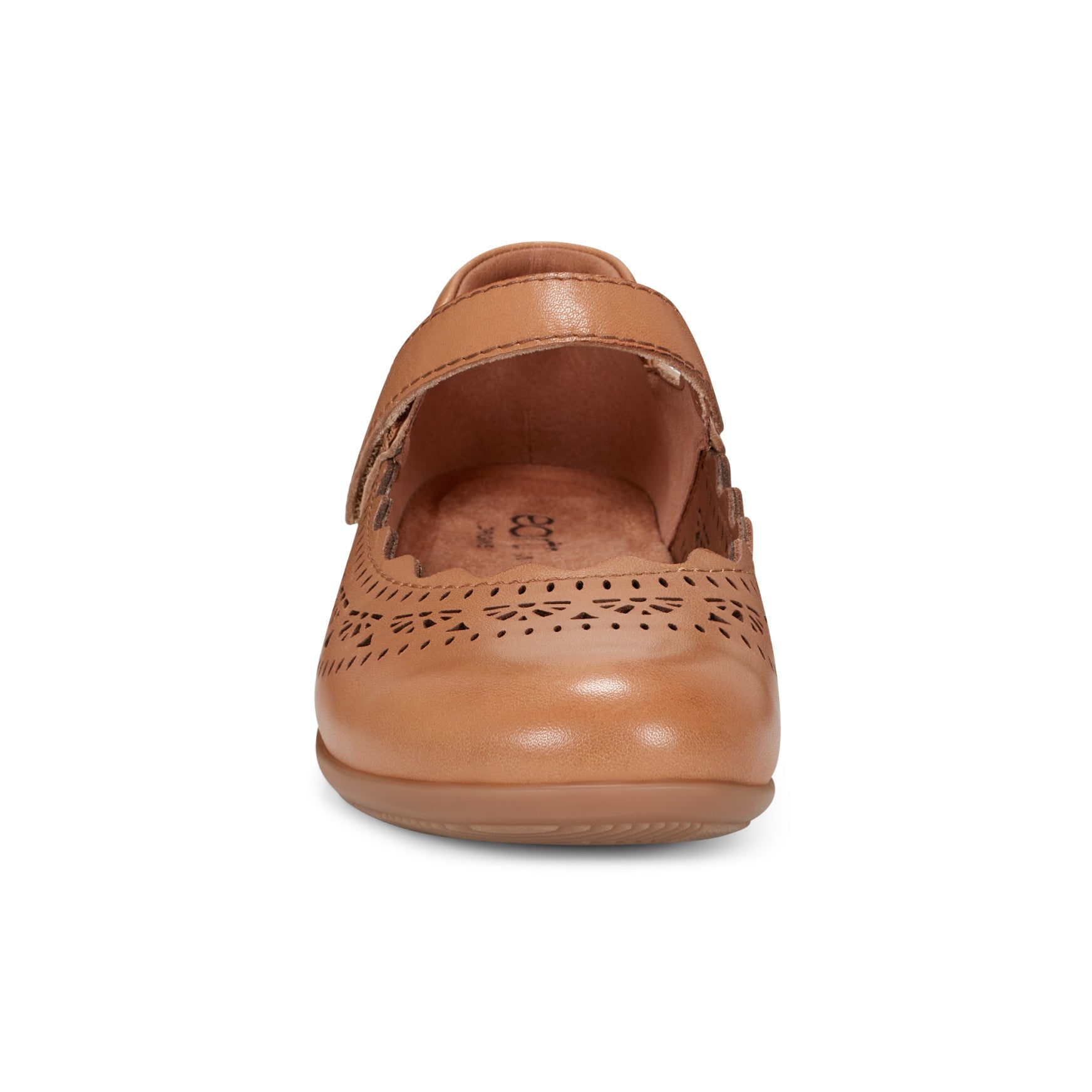 Brady Round Toe Adjustable Strap Casual Flats