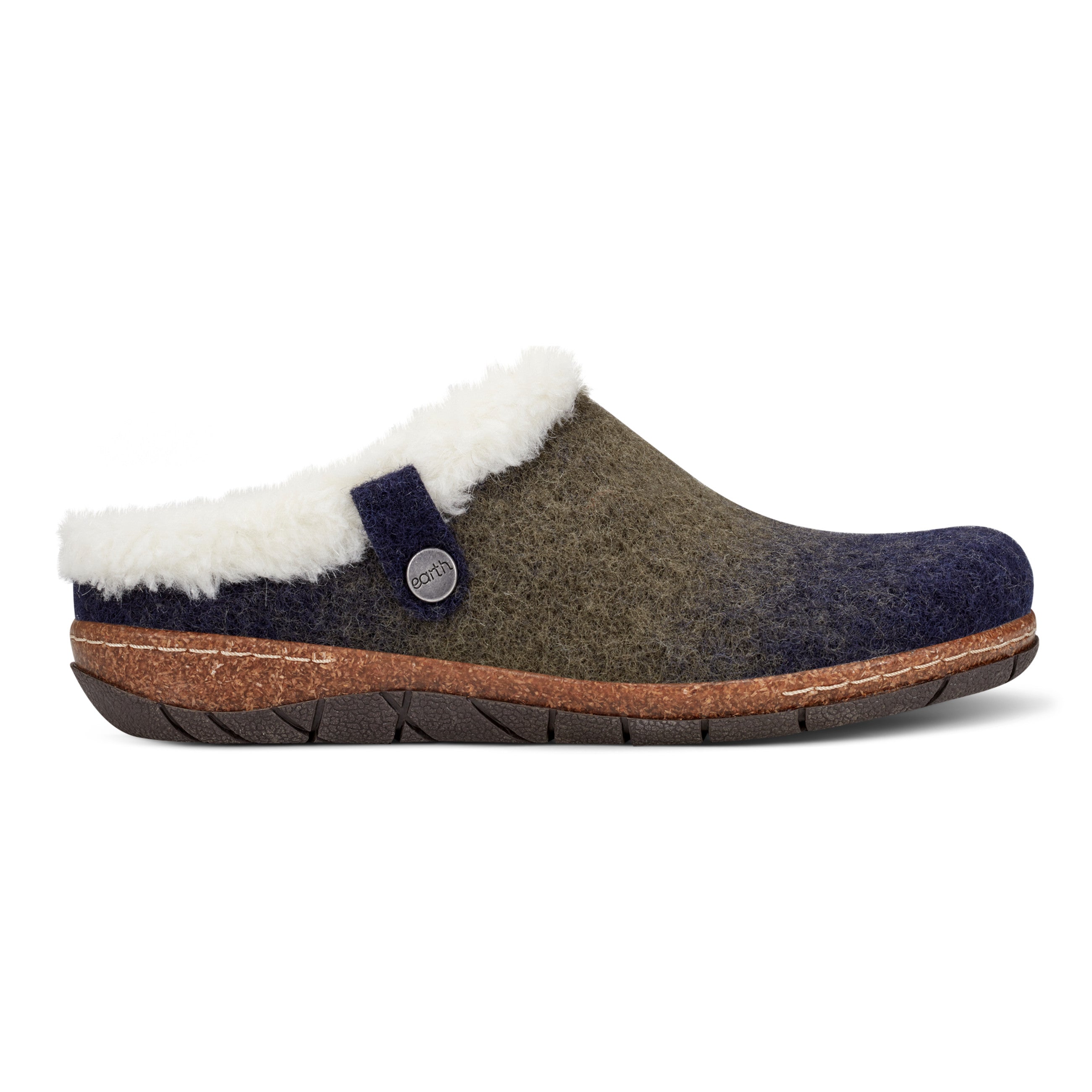 Elena Cold Weather Round Toe Casual Slip-on Clogs