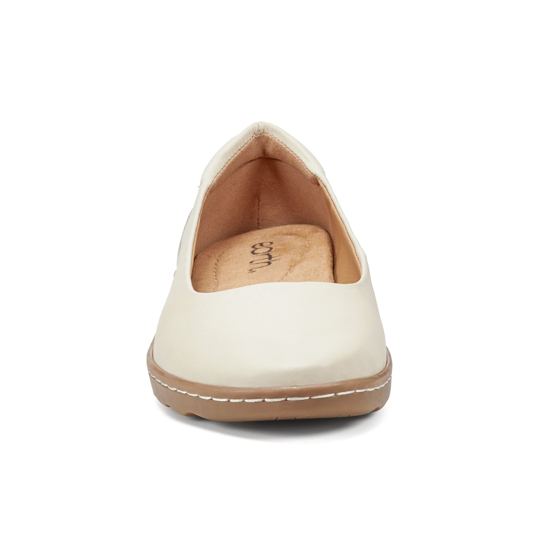 Women's Landen Round Toe Casual Flats - Ivory | earth shoes Women's Landen Round Toe Casual Flats - Ivory | earth shoes