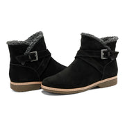 Hutton Water Repellent Suede Booties