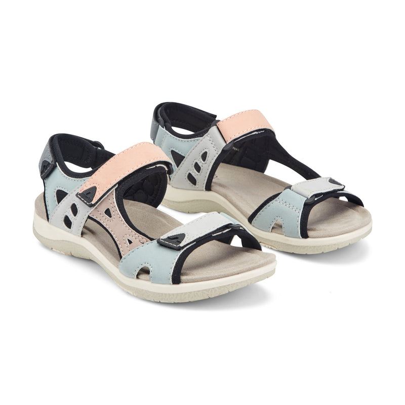 Skylar Round Toe Lightweight Casual Flat Sandals