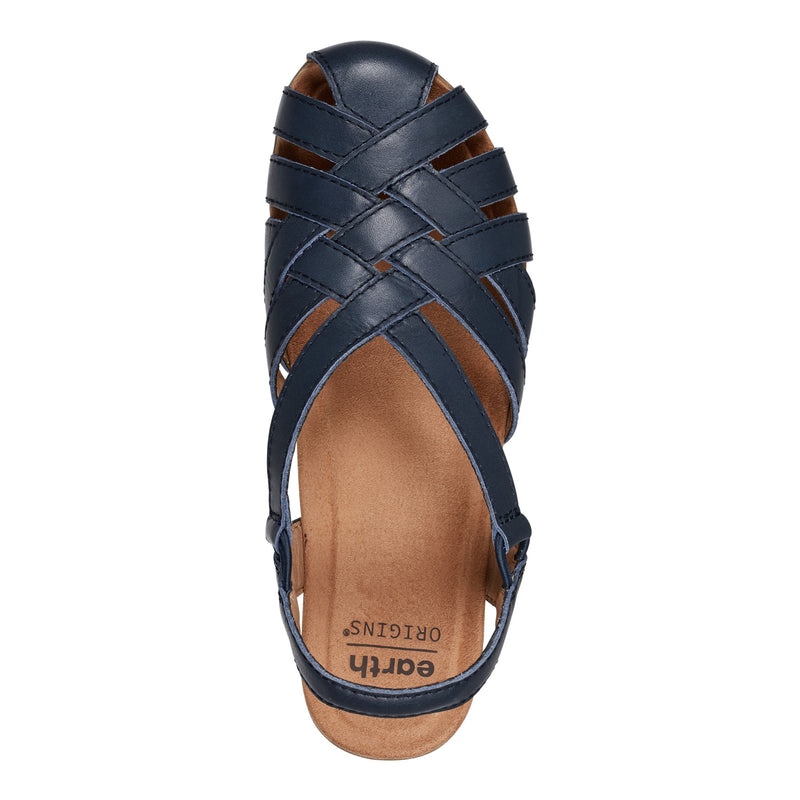 Berri Woven Casual Round Toe Slip-on Sandals