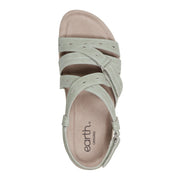 Samsin Round Toe Strappy Casual Flat Sandals