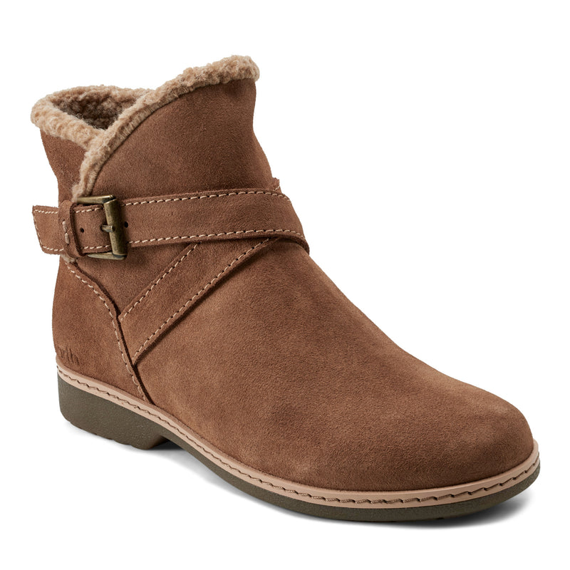 Hutton Water Repellent Suede Booties