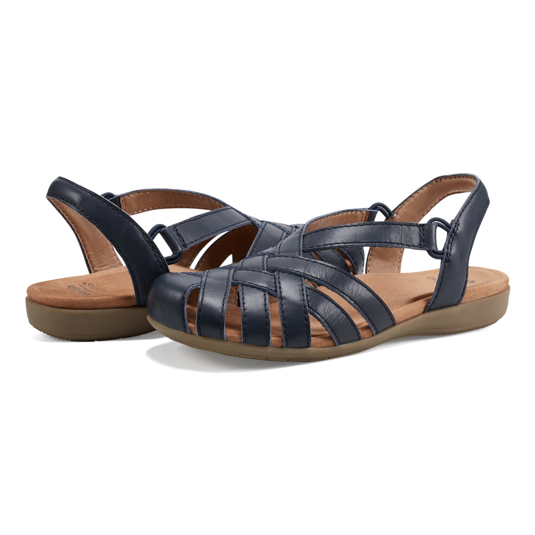 Berri Woven Casual Round Toe Slip-on Sandals