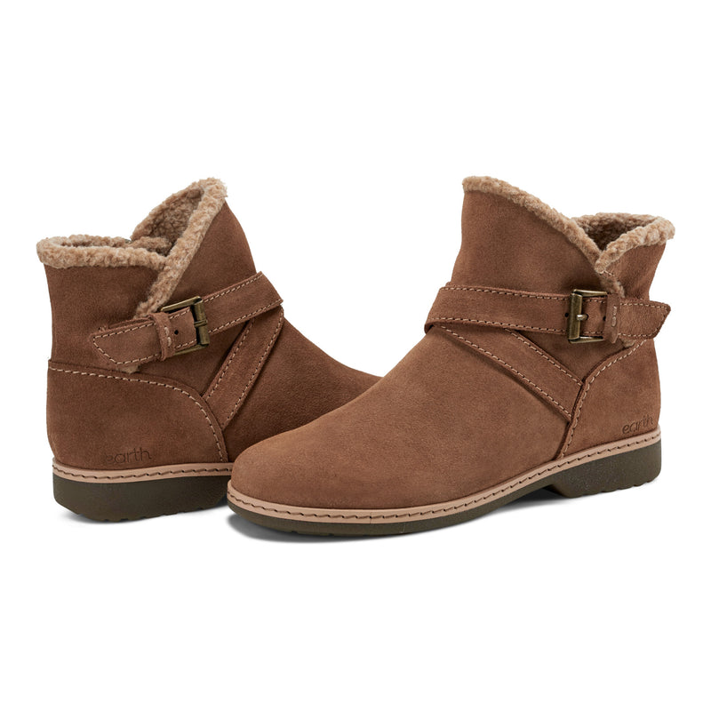 Hutton Water Repellent Suede Booties