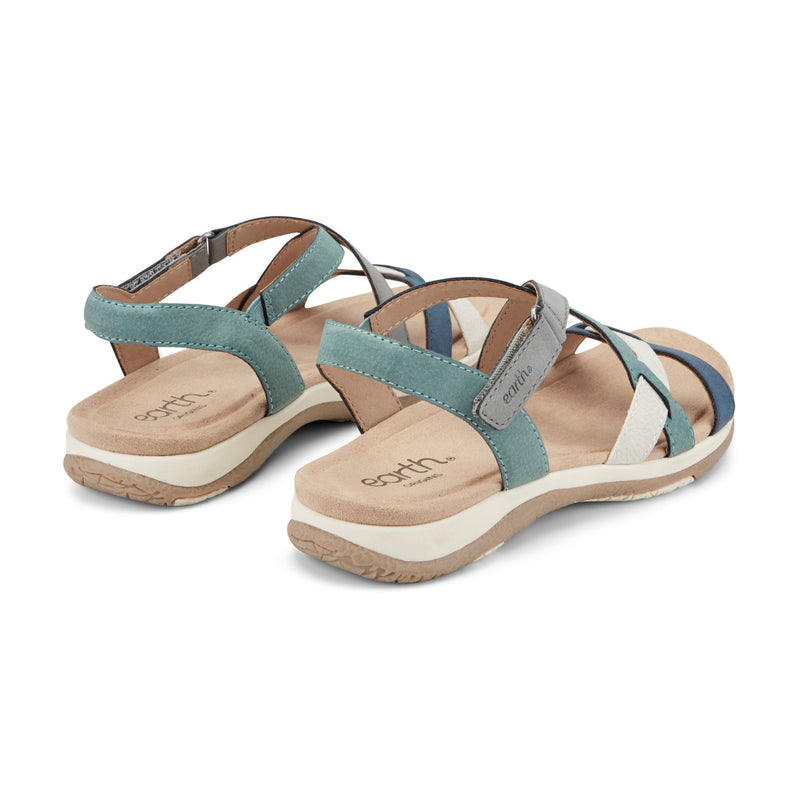 Sterling Casual Strappy Round Toe Flat Sandals