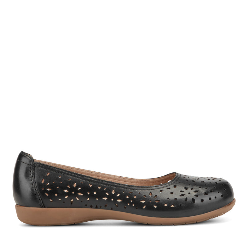 womens dress shoes flats black Kelsi Dagger Frankie Ballet Kelsi Dagger BK these comfortable flats feature a 2mm EVA foam insole that provides essential cushioning for all Vionic-Caroll Ballet Flat-Black Lucky